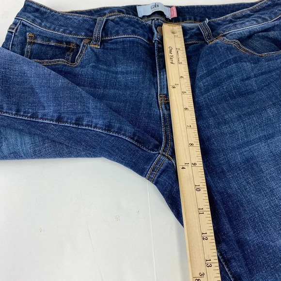 Cabi Jeans Denim Slim Boyfriend Celebrity Wash Stars Raw Hem Stretch Womens 8 - Picture 5 of 10